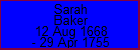 Sarah Baker